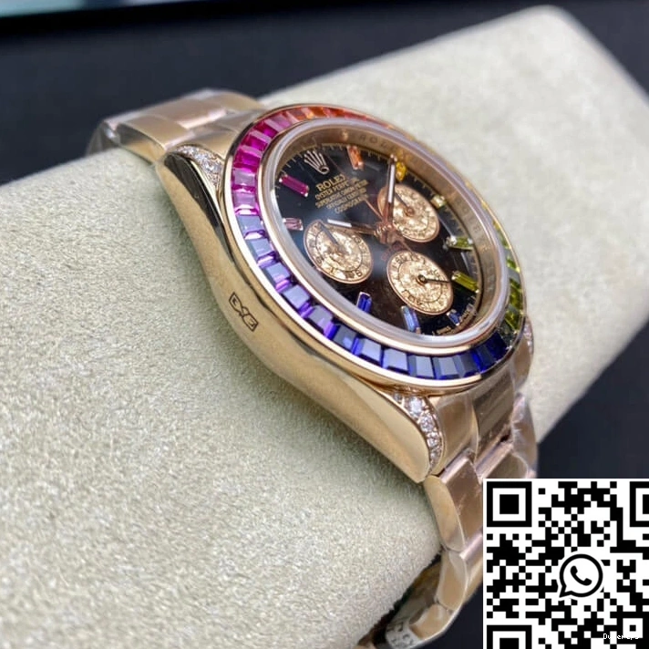 Factory Rolex 116595 RBOW Daytona Rose Gold TW 0126